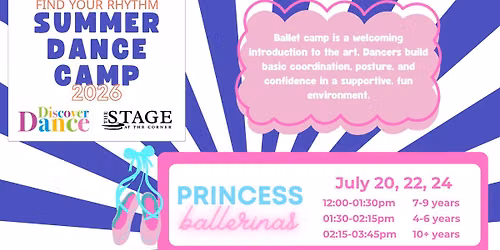 Summer Dance Camp: Princess Ballerina