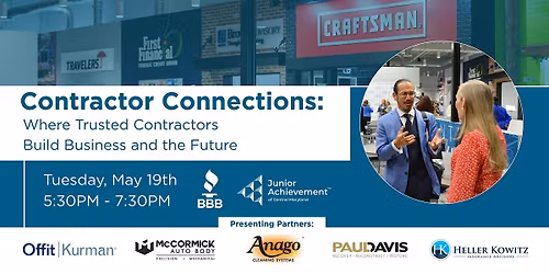 Contractor Connections: Evening Networking Event at Junior Achievement