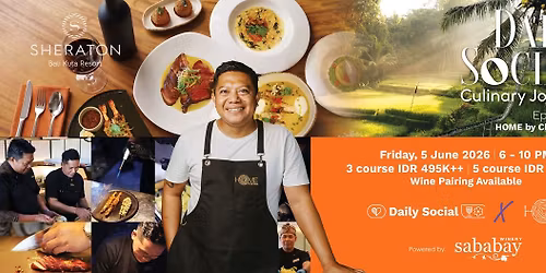 Daily Social Culinary Journey Episode 4: HOME by Chef Wayan
