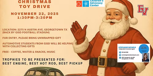 Stephanie Nichols' Classic Car Chritmas Toy Drive