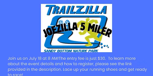 Joezilla 5 miler