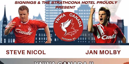 YNWA CANADA FAN EVENT - live - with Jan Molby and Steve Nicol!