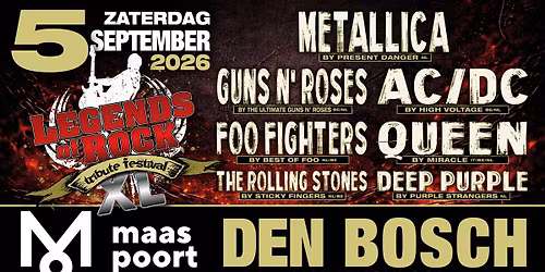 LEGENDS of ROCK Tribute Festival XL | Maaspoort in Den Bosch