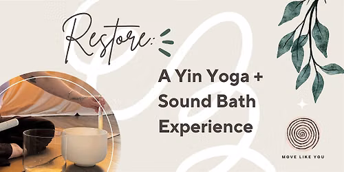 Yin Yoga + Live Sound Bath Workshop