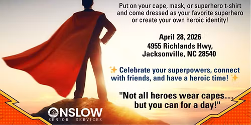 National Superhero Day- Dress as your favorite Superhero!