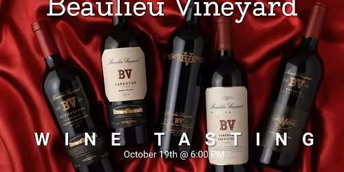 Beaulieu Vinyard Wine Tasting @ drafthouse