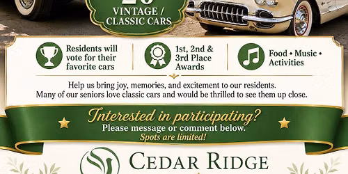 Cedar Ridge Car Show