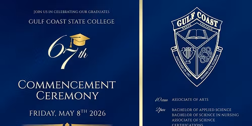 Gulf Coast State College's 67th Commencement Ceremony