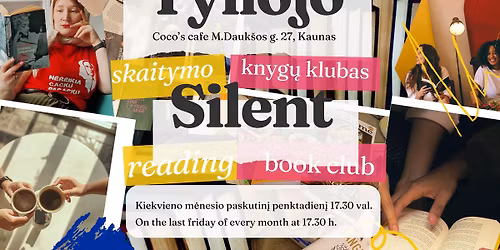 Tyliojo skaitymo knyg\u0173 klubas\/Silent reading book club 