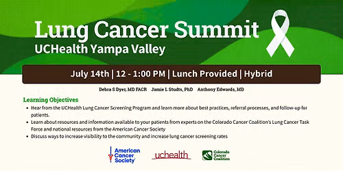 Lung Cancer Summit - UCHealth Yampa Valley