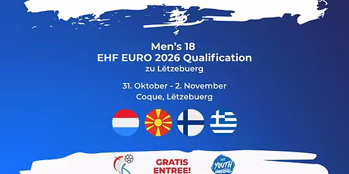 Men's 18 EHF Euro 2026 Qualification