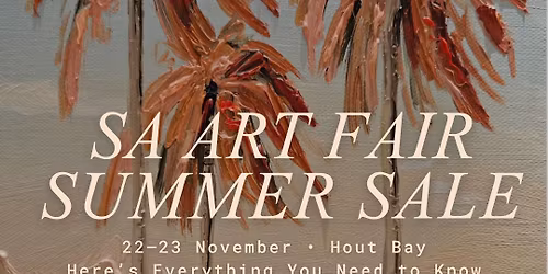 SA ART FAIR: SUMMER SALE