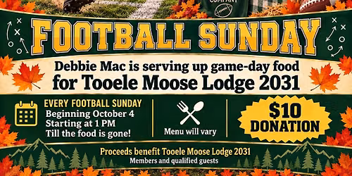 Football Sunday at the Moose