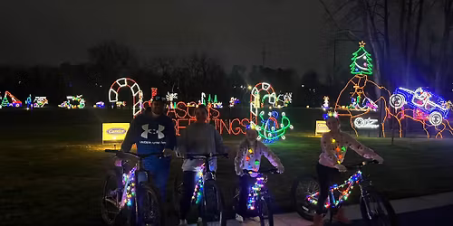 Bicycle Nite at The Fantasy of Lights