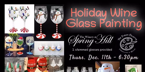 \u201cHoliday Wine Glass Painting\u201d in Geneva