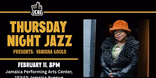 Thursday Night Jazz Presents: Vanisha Gould