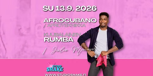 Julio Mi\u00f1oson workshopit - su 13.9. 2026