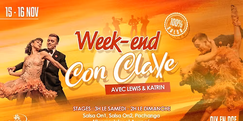 Week-end Con Clave | Stages Salsa avec Lewis & Katrin & Aix-en-Provence