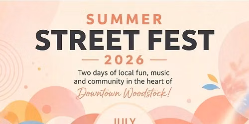 Summer Streetfest Downtown Woodstock 2026