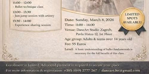 THE ART OF ALLEGRO: A Ballet Workshop with Miruna Miciu 