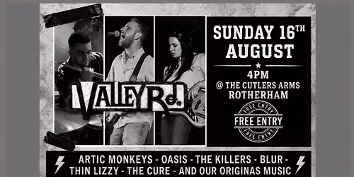 Valley Road - Free entry- Rotherham