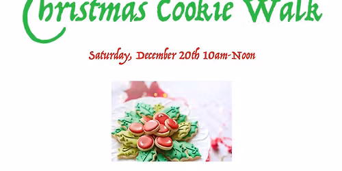 Christmas Cookie Walk and Bake Sale