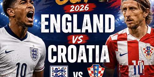England vs Croatia Wednesday, 17 June, 9 PM