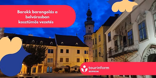 Barokk barangol\u00e1s a belv\u00e1rosban (koszt\u00fcm\u00f6s vezet\u00e9s)