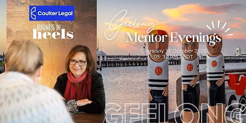 Geelong Mentor Evening \u2013 15\/10\/2026