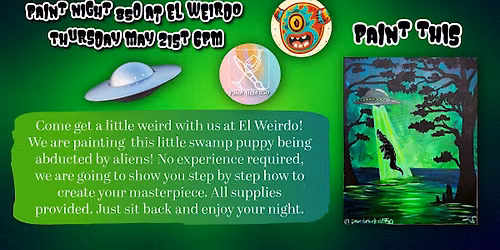 Paint Night 850 At El Weirdo Paint And Sip