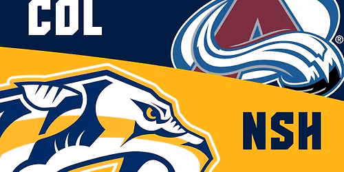 Colorado Avalanche at Nashville Predators Tickets