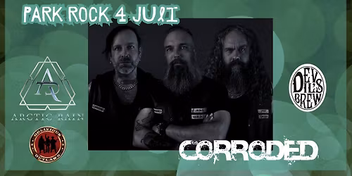 Park Rock i N\u00e4vekvarn med Corroded, Arctic Rain, Devil's Brew och Oblivious Outlaws