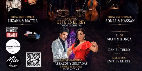 Del Plata Gran milonga \u2022  Este es el Rey Orchestra \u2022DJ \u2022 Shows \u2022Workshops  