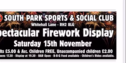 South Park Fireworks Display