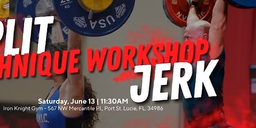 Jerk Technique Workshop hosted by Rebeca Coto