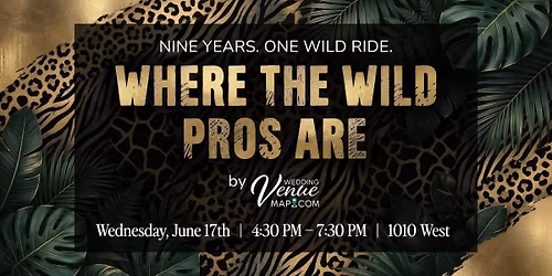 Where The Wild Pros Are by Wedding Venue Map