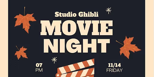 Studio Ghibli Movie Night
