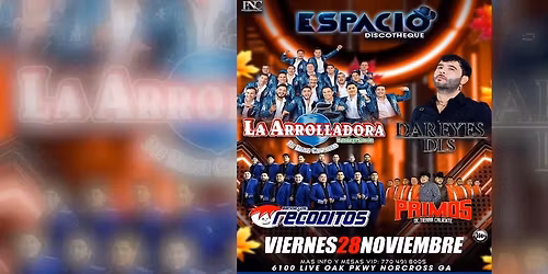 LA ARROLLADORA, DAREYES DLS, LOS RECODITOS & MAS