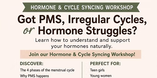 Hormone Support Group - Hormone & Cycle Syncing for women of all ages. 