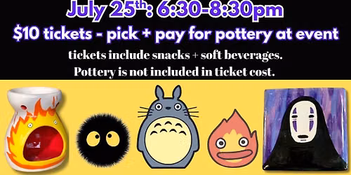 Studio Ghibli Paint Night- July 25