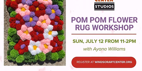 Pom Pom Flower Rug Workshop