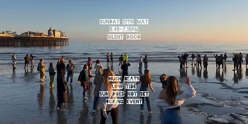 Daylight Disco Club- Low tide silent disco. Doughnut groyne