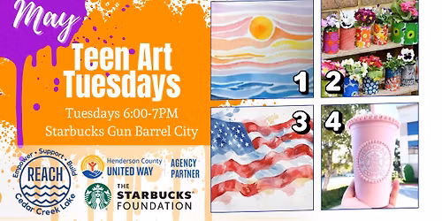May Teen Art Tuesdays