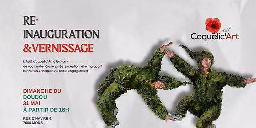 \u2728 RE-INAUGURATION & VERNISSAGE \u2014 SP\u00c9CIAL DOUDOU \u2728