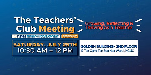 The Teacher's Club: "Growing, Reflecting & Thriving as a Teacher"