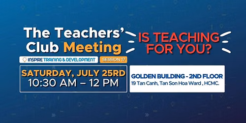 The Teacher's Club: "Is Teaching For You?"