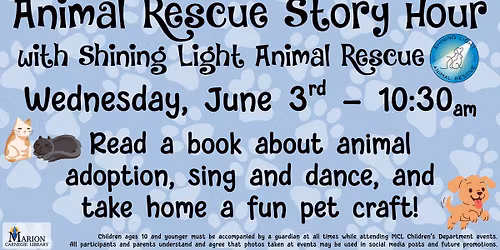Animal Rescue Story Hour
