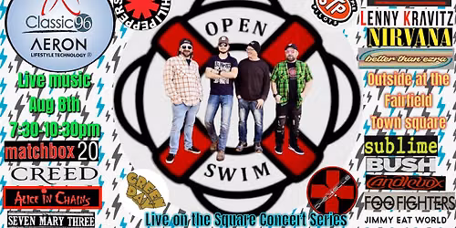 Open Swim @ Classic 96 & Aeron Lifestyle Technologies Live on the Square Concert Series 