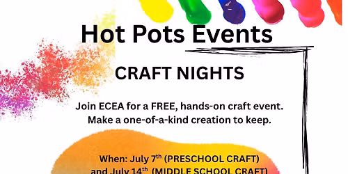 HOT POTS Craft Nights 
