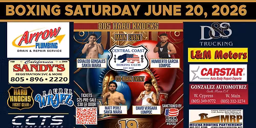 Central Coast Boxing (805 Hard knocks) 
